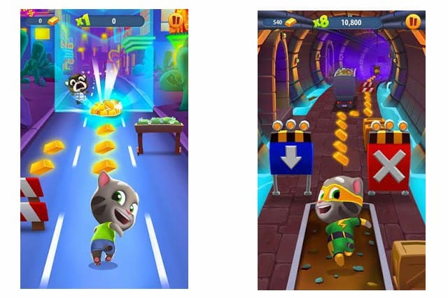 تحميل لعبة ملاحقة القط المتكلم توم للذهب "Talking Tom Gold Run" للكمبيوتر والأندويد