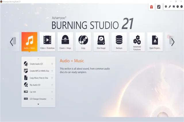 تحميل برنامج "Ashampoo Burning Studio" لحرق مختلف أنواع الملفات على الأقراص المدمجة وبالمضغوطة CDs/DVDs و أقراص البلوراي الزرقاء