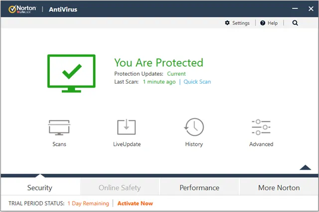 تحميل برنامج الحماية من الفيروسات والملفات الضارة نورتن أونتي فيروس Norton AntiVirus للويندوز