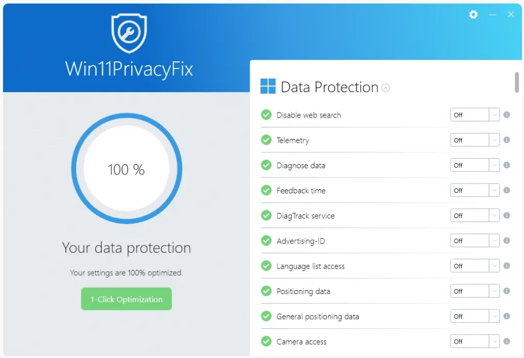 تحميل برنامج حماية الخصوصية على ويندوز 11 Win11PrivacyFix مجانا