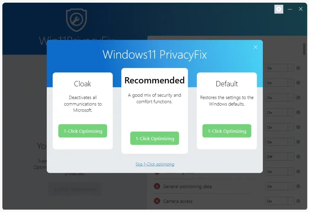 تحميل برنامج حماية الخصوصية على ويندوز 11 Win11PrivacyFix مجانا